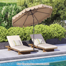 10 FT Patio Umbrella with Push Button Tilt and Crank by LJGDeals