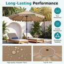 10 FT Patio Umbrella with Push Button Tilt and Crank by LJGDeals