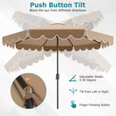 10 FT Patio Umbrella with Push Button Tilt and Crank by LJGDeals