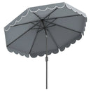 10 FT Patio Umbrella with Push Button Tilt and Crank by LJGDeals