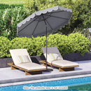 10 FT Patio Umbrella with Push Button Tilt and Crank by LJGDeals
