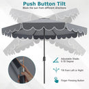 10 FT Patio Umbrella with Push Button Tilt and Crank by LJGDeals