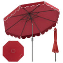 10 FT Patio Umbrella with Push Button Tilt and Crank by LJGDeals