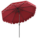 10 FT Patio Umbrella with Push Button Tilt and Crank by LJGDeals