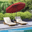 10 FT Patio Umbrella with Push Button Tilt and Crank by LJGDeals