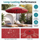 10 FT Patio Umbrella with Push Button Tilt and Crank by LJGDeals