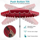10 FT Patio Umbrella with Push Button Tilt and Crank by LJGDeals