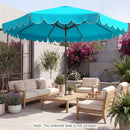 10 FT Patio Umbrella with Push Button Tilt and Crank by LJGDeals