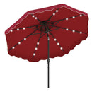 10 FT Solar LED Patio Umbrella for Deck and Pool by LJGDeals