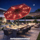10 FT Solar LED Patio Umbrella for Deck and Pool by LJGDeals