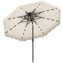 10 FT Solar LED Patio Umbrella for Deck and Pool by DirectDeals