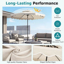 10 FT Solar LED Patio Umbrella for Deck and Pool by LJGDeals