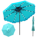 10 FT Solar LED Patio Umbrella for Deck and Pool by LJGDeals