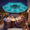 10 FT Solar LED Patio Umbrella for Deck and Pool by LJGDeals