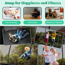 10 Feet ASTM Approved Recreational Trampoline with Ladder by LJGDeals