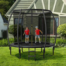 10 Feet ASTM Approved Recreational Trampoline with Ladder by LJGDeals