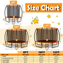 10 Feet ASTM Approved Recreational Trampoline with Ladder by LJGDeals