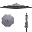 10 Feet Outdoor Patio Umbrella with Tilt Adjustment and Crank by LJGDeals