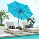 10 Feet Outdoor Patio Umbrella with Tilt Adjustment and Crank by LJGDeals