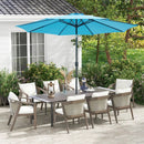 10 Feet Outdoor Patio Umbrella with Tilt Adjustment and Crank by LJGDeals