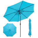 10 Feet Outdoor Patio Umbrella with Tilt Adjustment and Crank by LJGDeals