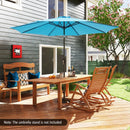 10 Feet Outdoor Patio Umbrella with Tilt Adjustment and Crank by LJGDeals