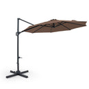 10 Feet Patio Cantilever Umbrella with Easy Tilt Adjustment by LJGDeals
