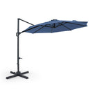 10 Feet Patio Cantilever Umbrella with Easy Tilt Adjustment by LJGDeals