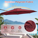 10 Feet Patio Cantilever Umbrella with Easy Tilt Adjustment by DirectDeals