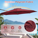10 Feet Patio Cantilever Umbrella with Easy Tilt Adjustment by LJGDeals