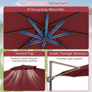10 Feet Patio Cantilever Umbrella with Easy Tilt Adjustment by LJGDeals