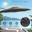 10 Feet Patio Cantilever Umbrella with Easy Tilt Adjustment by LJGDeals