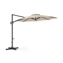 10 Feet Patio Cantilever Umbrella with Easy Tilt Adjustment by LJGDeals