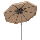 10 Ft Patio Umbrella with Push Button Tilt and Crank by LJGDeals