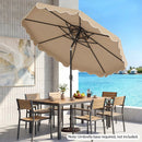 10 Ft Patio Umbrella with Push Button Tilt and Crank by LJGDeals