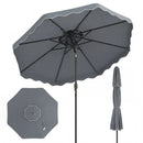 10 Ft Patio Umbrella with Push Button Tilt and Crank by LJGDeals