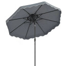 10 Ft Patio Umbrella with Push Button Tilt and Crank by DirectDeals