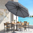 10 Ft Patio Umbrella with Push Button Tilt and Crank by LJGDeals