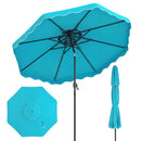 10 Ft Patio Umbrella with Push Button Tilt and Crank by DirectDeals