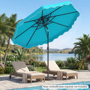 10 Ft Patio Umbrella with Push Button Tilt and Crank by LJGDeals