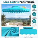 10 Ft Patio Umbrella with Push Button Tilt and Crank by LJGDeals