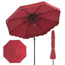 10 Ft Patio Umbrella with Push Button Tilt and Crank by LJGDeals