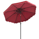 10 Ft Patio Umbrella with Push Button Tilt and Crank by LJGDeals