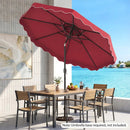 10 Ft Patio Umbrella with Push Button Tilt and Crank by LJGDeals