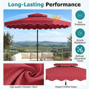 10 Ft Patio Umbrella with Push Button Tilt and Crank by LJGDeals