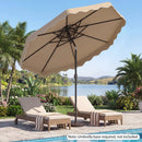 10 Ft Patio Umbrella with Push Button Tilt and Crank by LJGDeals