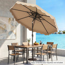 10 Ft Patio Umbrella with Push Button Tilt and Crank by LJGDeals
