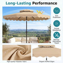 10 Ft Patio Umbrella with Push Button Tilt and Crank by LJGDeals