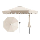 10 Feet Patio Umbrella Outdoor Market Umbrella with Crank Tilt Adjustment by LJGDeals