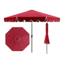 10 Feet Patio Umbrella Outdoor Market Umbrella with Crank Tilt Adjustment by LJGDeals